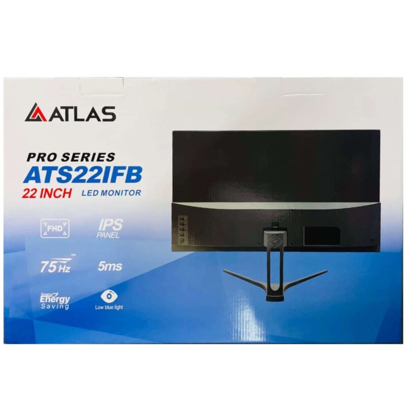 Atlas ATS22IFB 22-inch 75Hz FHD IPS Borderless (Black) Monitor ...