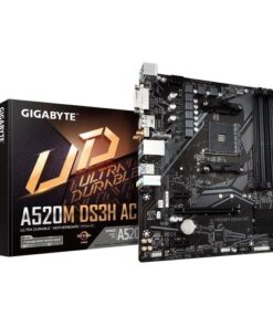GIGABYTE A520M DS3H AC Ultra Durable AM4 Micro-ATX Motherboard