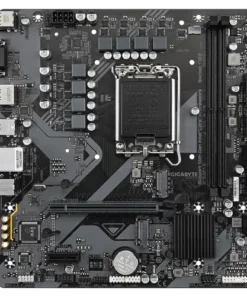 Alternative view of GIGABYTE B760M E DDR5 Micro ATX Motherboard